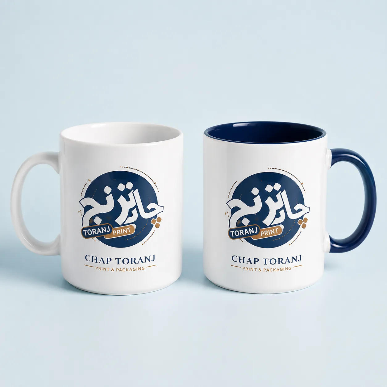 نمونه‌کار چاپ ترنج — ماگ تبلیغاتی